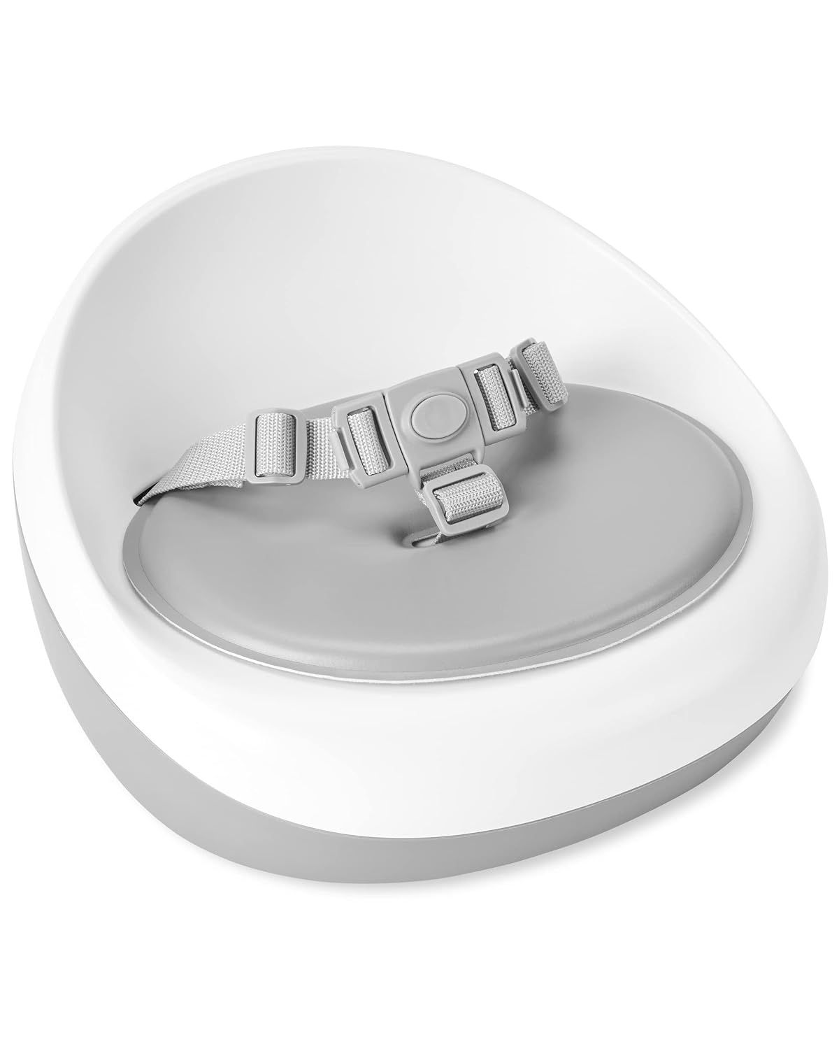 Booster Seat for Dining Table, Sleek Seat Booster, Grey/White