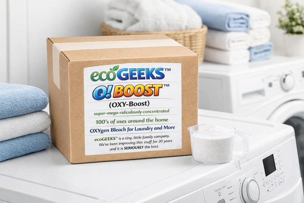 OXY-BOOST Oxygen Bleach 20LB Bulk Packaged by ecoGeeks