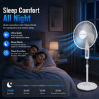 Smart 16" Standing Fan with WiFi Control