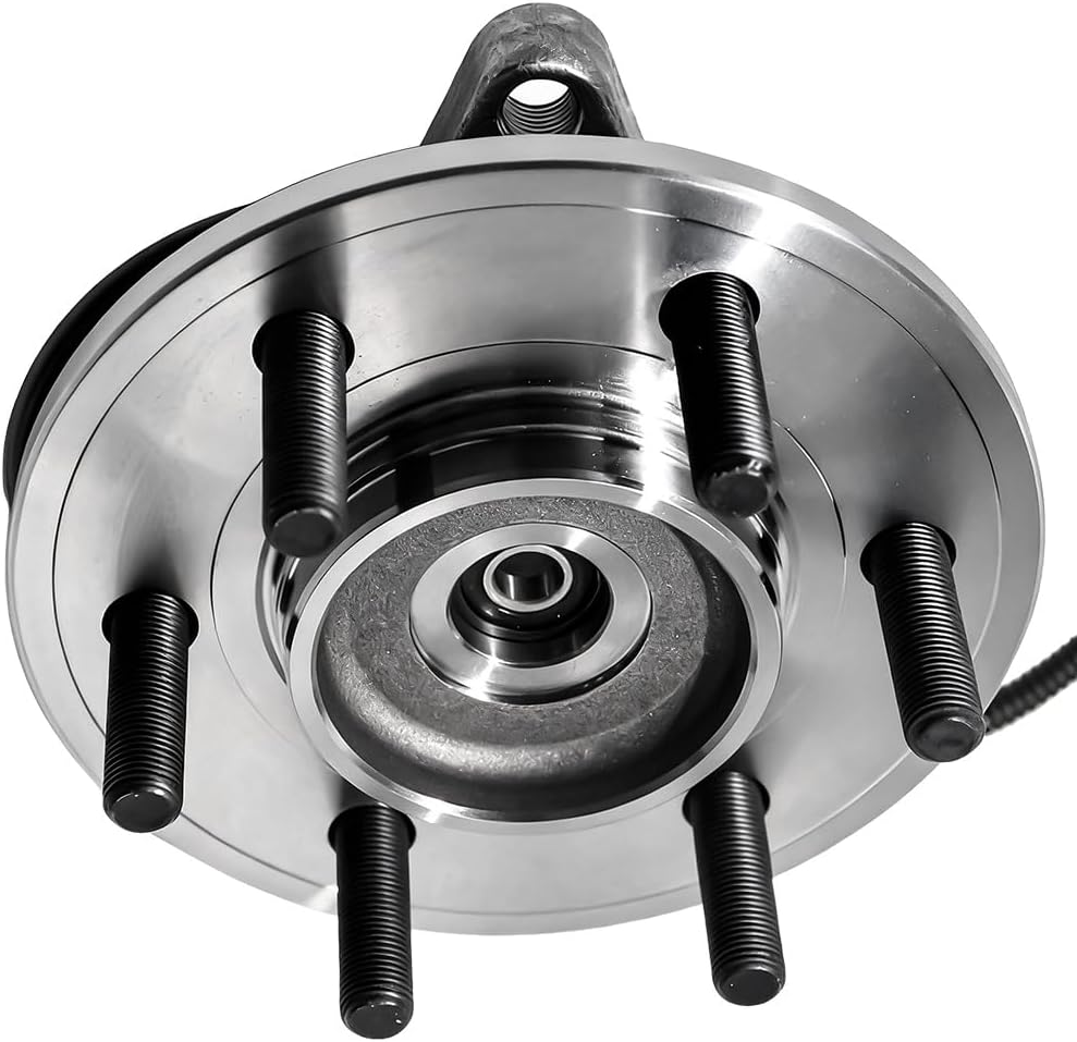 MotorbyMotor 515169 (4WD) Front Wheel Bearing and Hub Assembly with ABS 6 Lugs Fits for 2015-2017 Ford F-150 (2.7L 3.5L 5.0L Engines) Heavy Duty Low-Runout OE Directly Replacement Hub Bearing