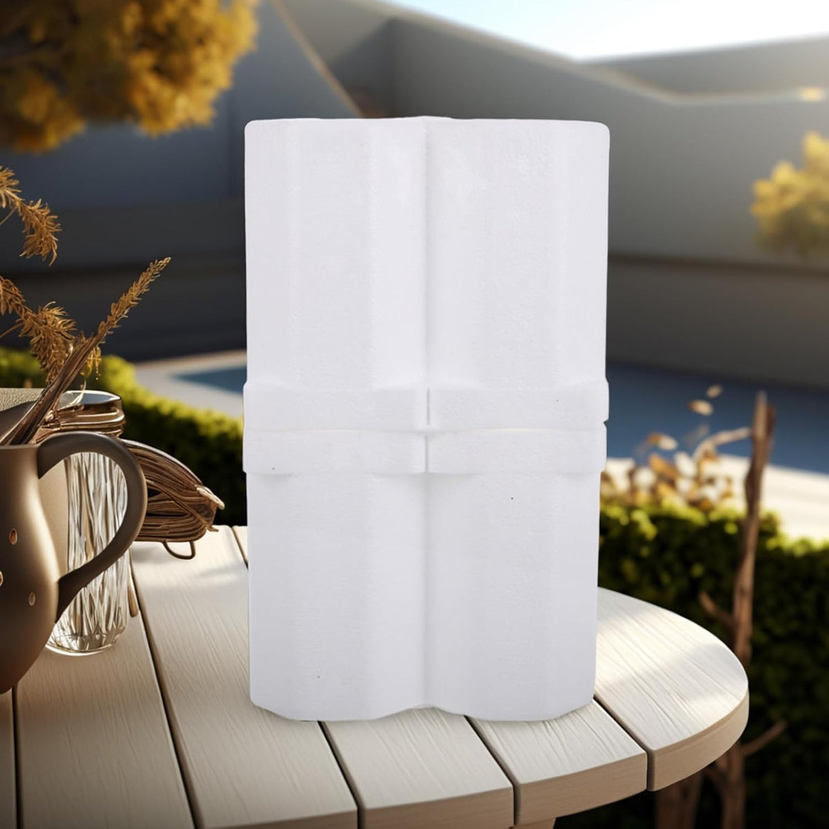 Wine Bottle Protector Double Bottle Foam Packaging Box 85mm White