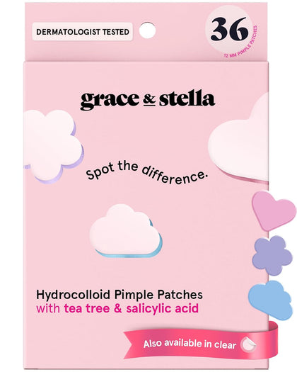 Award Winning Pore Strip - Pimple Patches for Face | Hydrocolloid Acne Patches - Absorbs Zits, Reduces Redness - Cute