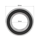 uxcell 6007-2RS Deep Groove Ball Bearings Z2 35mm X 62mm X 14mm Double Shielded Carbon Steel 2pcs