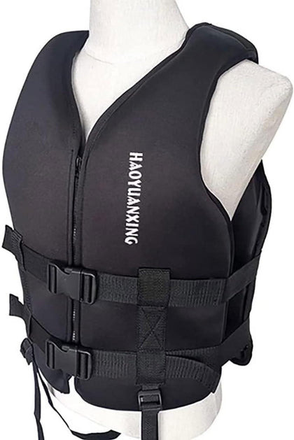 Lifejacekts for Adults, Adult Kayak Vest High Buoyancy Swim Vest Women's Men's Adjustable Straps Safety Jacket Great