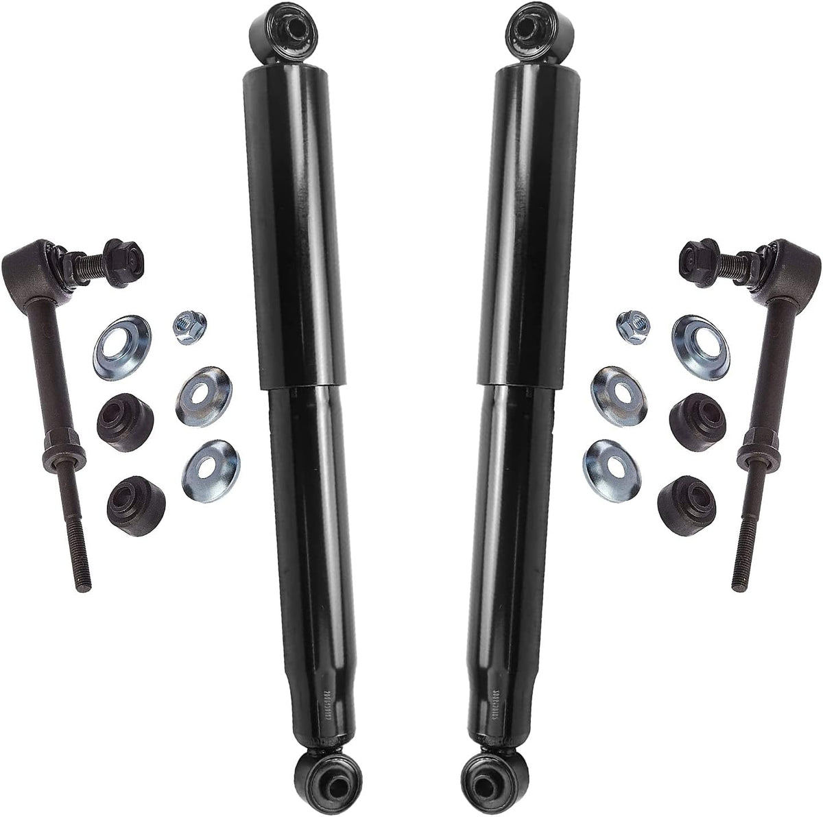 Detroit Axle - 4pc Rear Shock Absorbers Kit for Chevrolet Equinox
