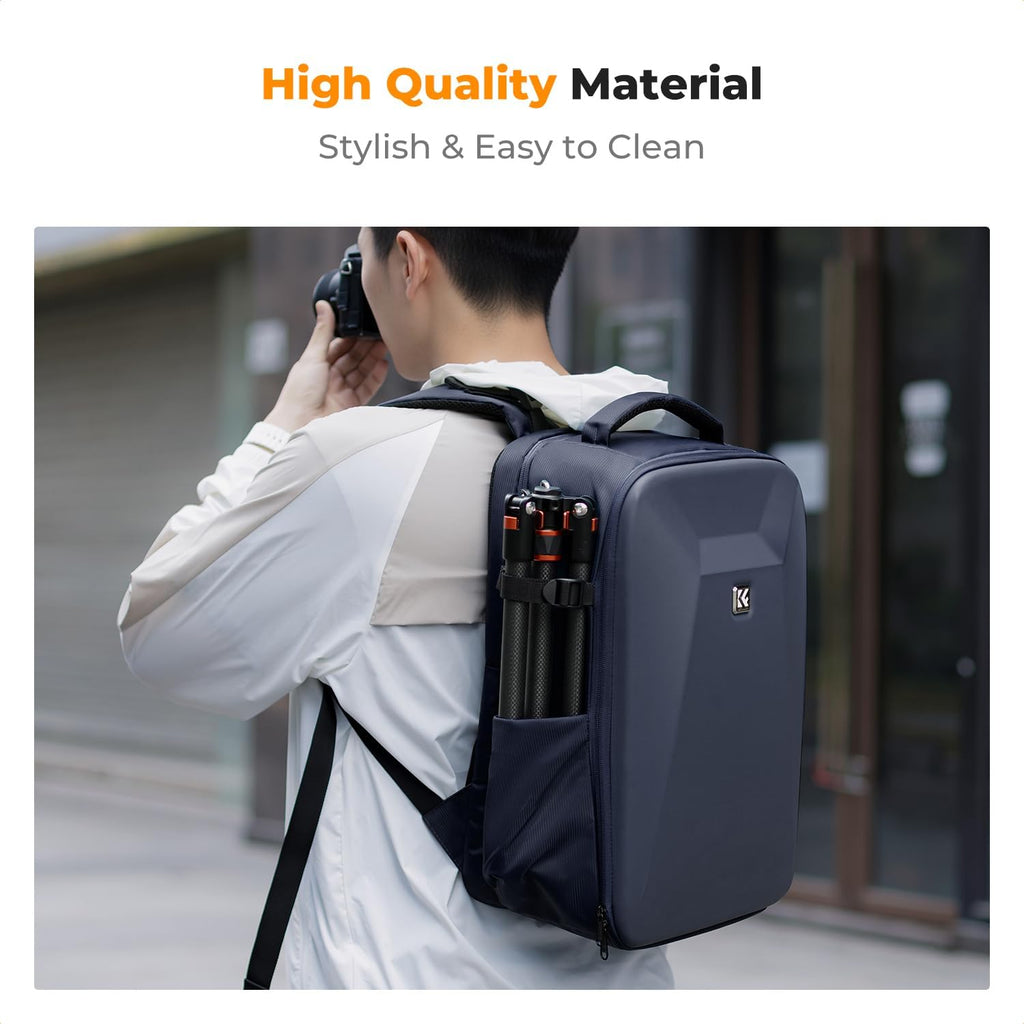 Camera Backpack,Hardshell Photography DSLR Camera Bag | 15-15.6 Inch Laptop Compartment, Waterproof, Hard Shell