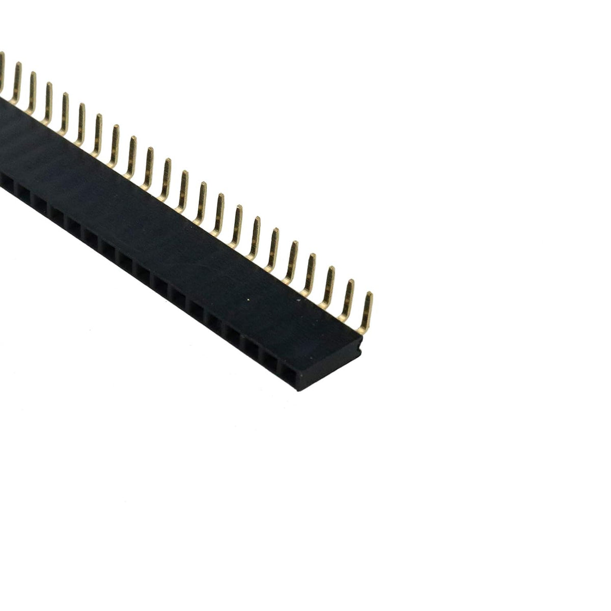 Xiaoyztan 10Pcs 40-Pin Right Angle Female Header 2.54mm
