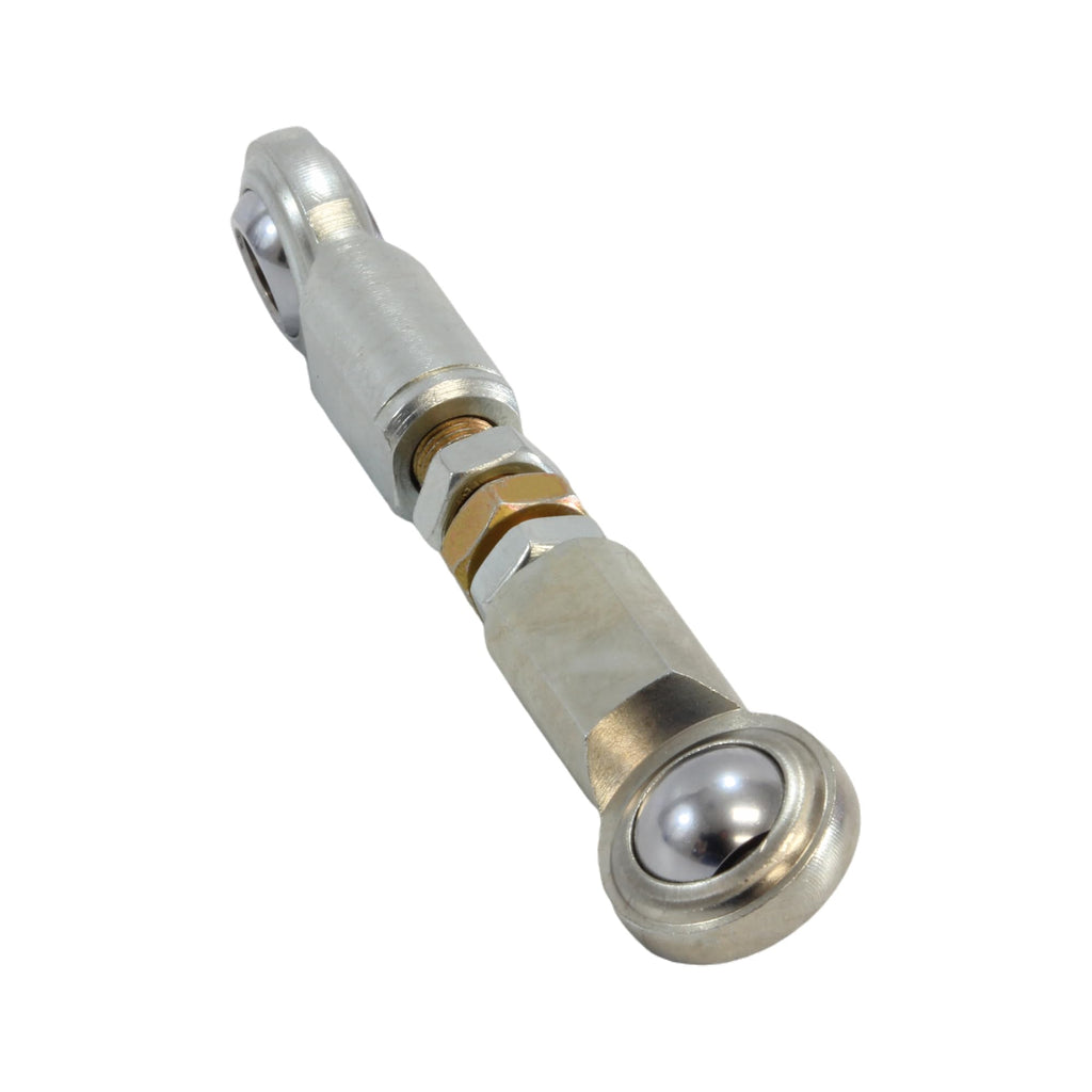 Hex Autoparts 3/8"-24 Adjustable Turnbuckle w/ 3/8" Bore Heim Joints
