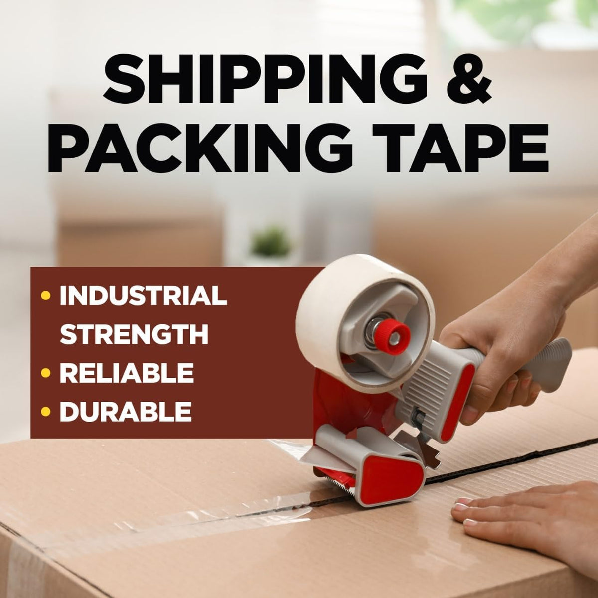 Commercial Grade Packing Tape, 1.88 in x 54.6 yd, 1 Disp. Roll