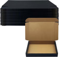 13x9x2 inch Black Shipping Boxes Pack of 24, Corrugated Cardboard Mailers