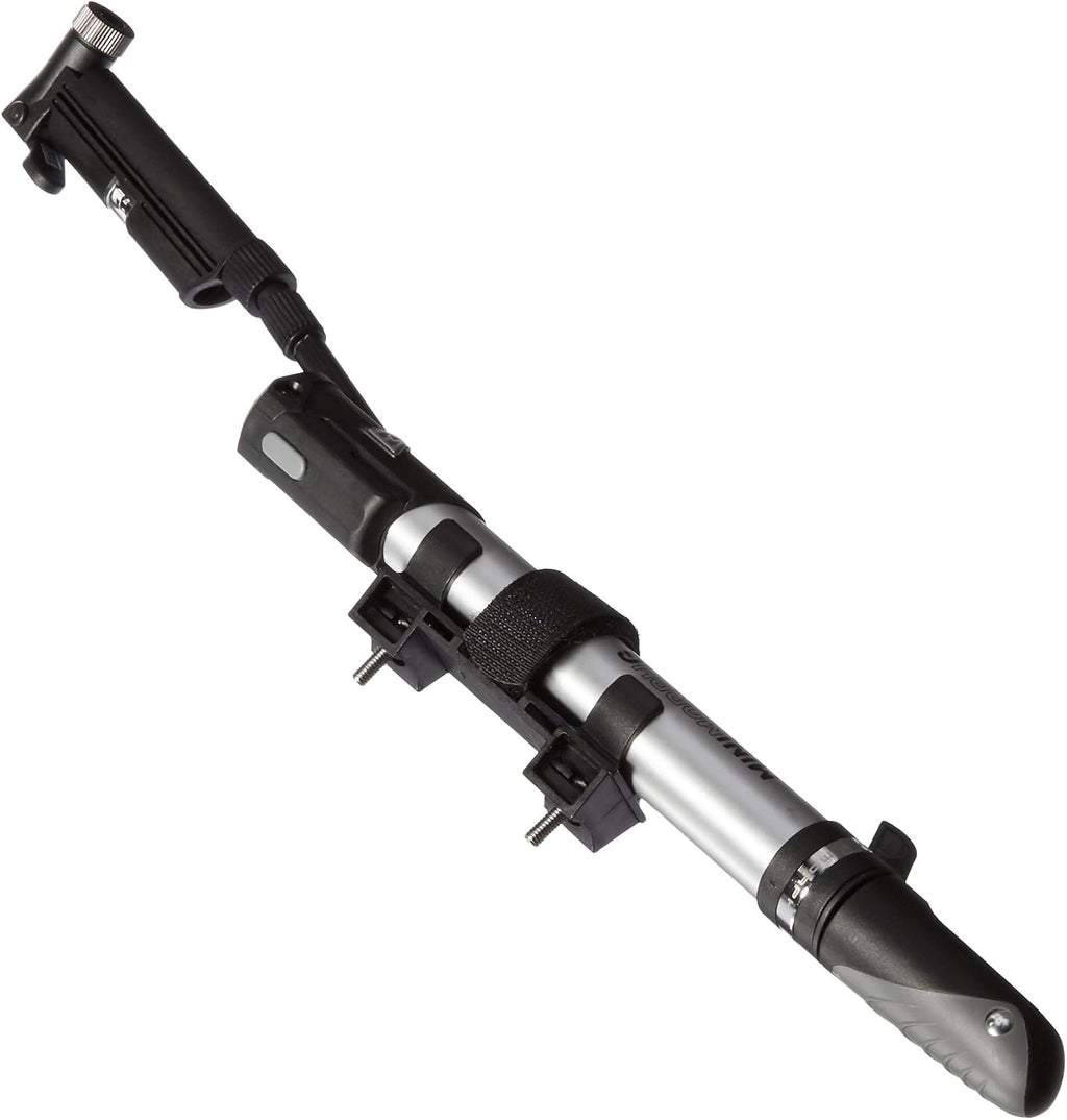 Mini Morph Bike Pump – Compact High-Pressure Portable Bicycle Pump – Fits Presta, Schrader & Dunlop Valves – Durable