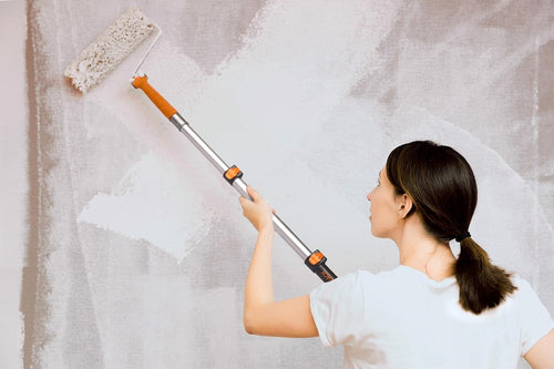 1.5-3 ft Long Paint Roller Extension Pole // Multi-Purpose Telescopic Extension Pole with Universal Twist-on Metal