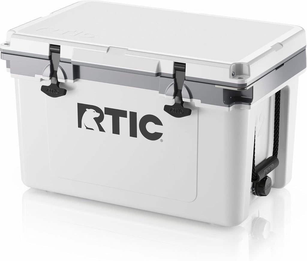 32 QT Ultra-Light Hard Cooler | Portable Hard Ice Chest Box for Beach, Drinks, Camping, Picnic, Fishing, Boat