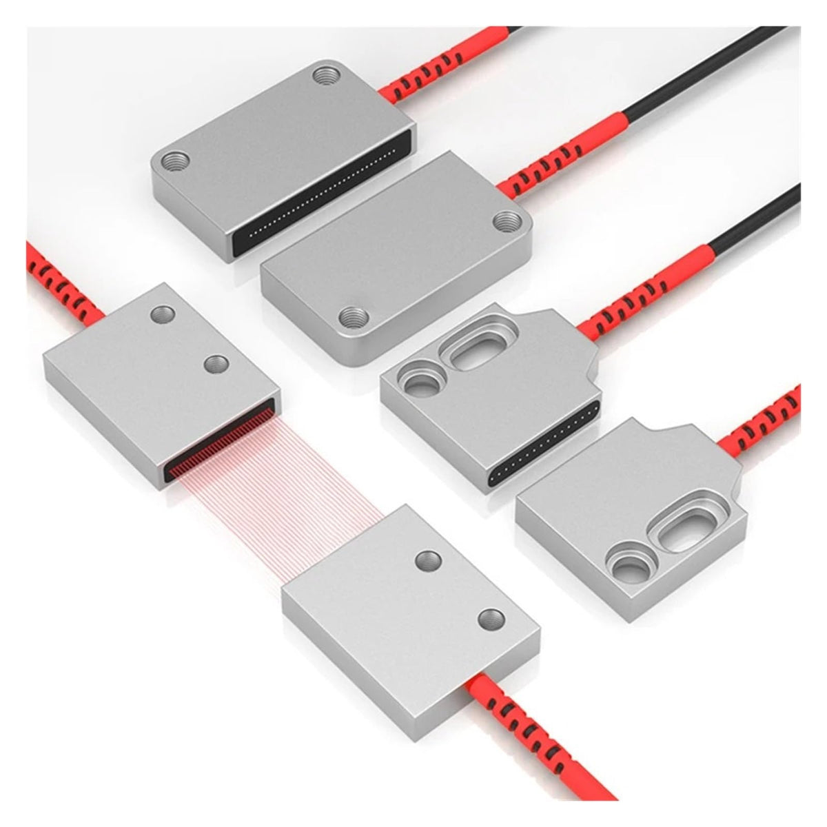Fiber Optic Sensor Area Beam Sensor Fiber Optic Switch Rectangular