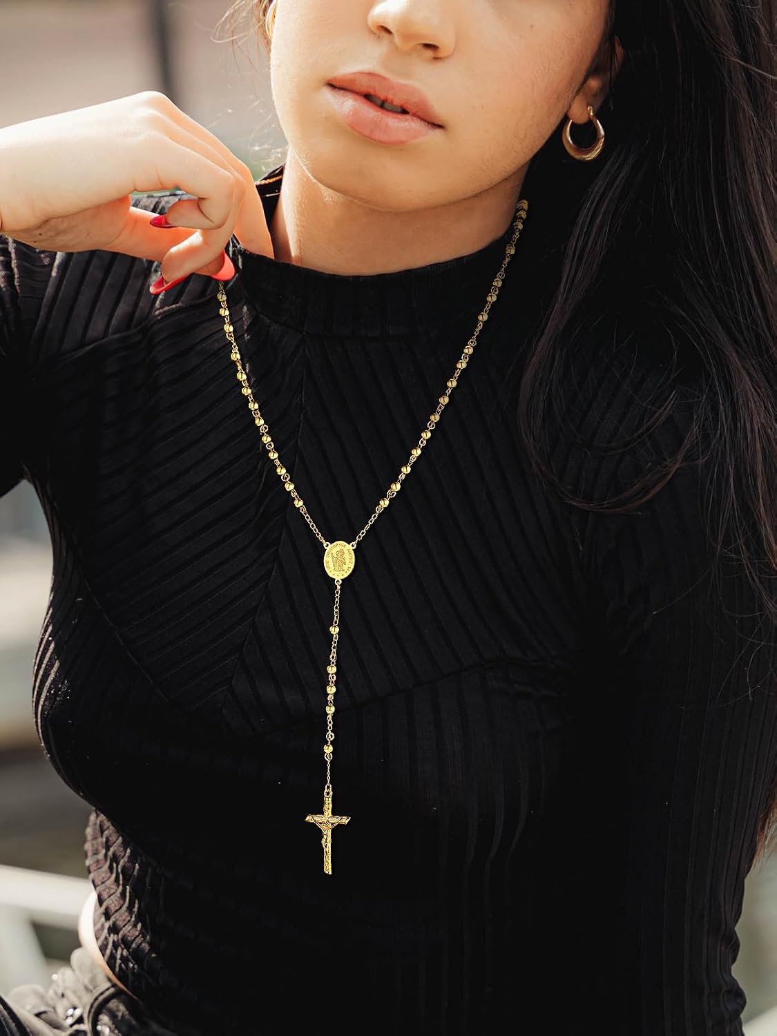 Rosary for Men Women Catholic Necklace Rosary Beads Customized