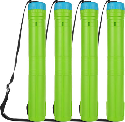 4PCS Extendable Poster Tubes Expand from 17”to 30”with Strap Poster Storage Transport Tubes Poster Holder Tube for