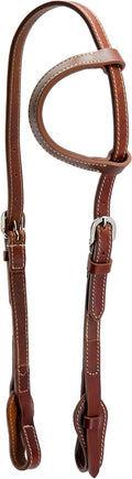 Western Working Tack Quick Change Browband Headstall Adjustable Bridle for Ranch Riding, Training & Shows - Premium
