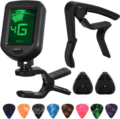 2 Set Guitar Capo Guitar Tuner Set | for Players and Beginners