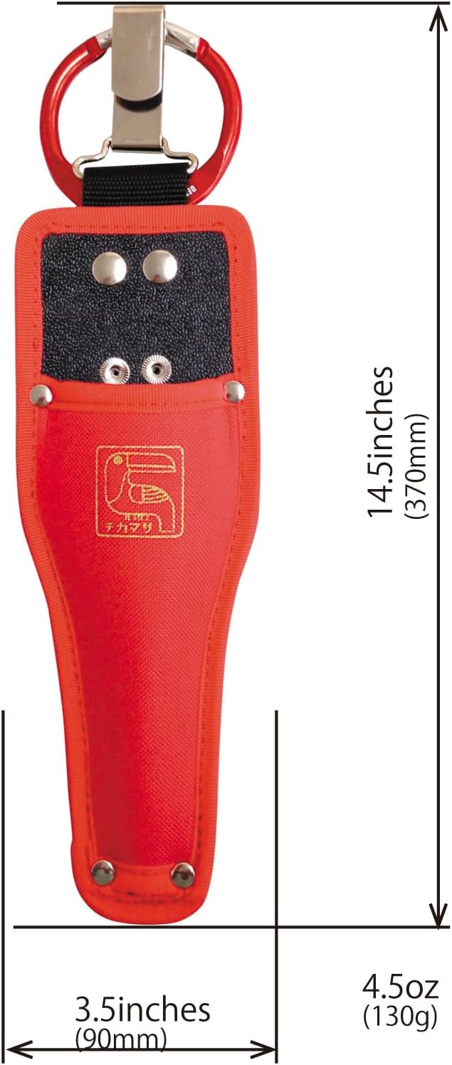 CHIKAMASA CS-T6, Gardening and Trimming Scissors Holder/Holster with Carabiner and Hook.