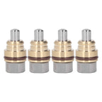 nehzgnauh 4Pcs Durable Excavator Joystick Handle, Hydraulic Button Controller with Good Sealing, Excellent Replacement for Kubota Excavators, Made of High Hardness Brass and Alloy Steel