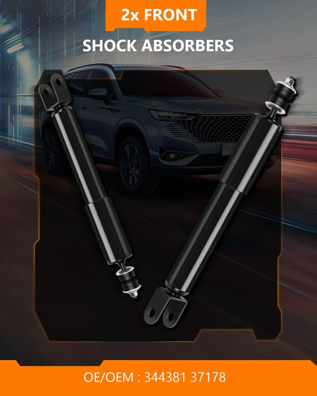 OCPTY Front Shocks Absorbers Struts for Chevy Silverado 1500 1999-2007 4WD
