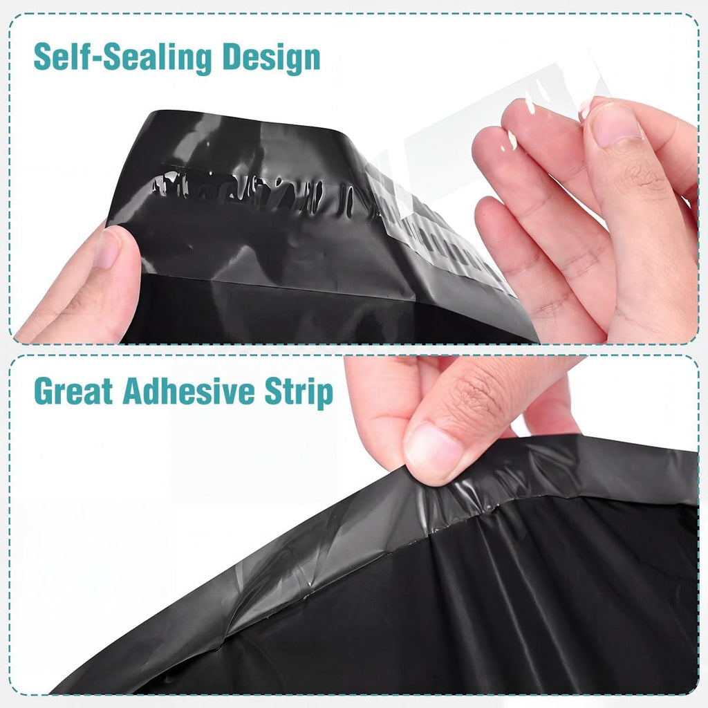 3 Size Poly Mailers 30 Pcs, Black Shipping Bags, Self-sealing Packaging Bag