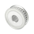 uxcell Aluminum XL 30 Teeth 17mm Bore Timing Belt Idler Pulley Flange Synchronous Wheel for 10mm Belt 3D Printer CNC