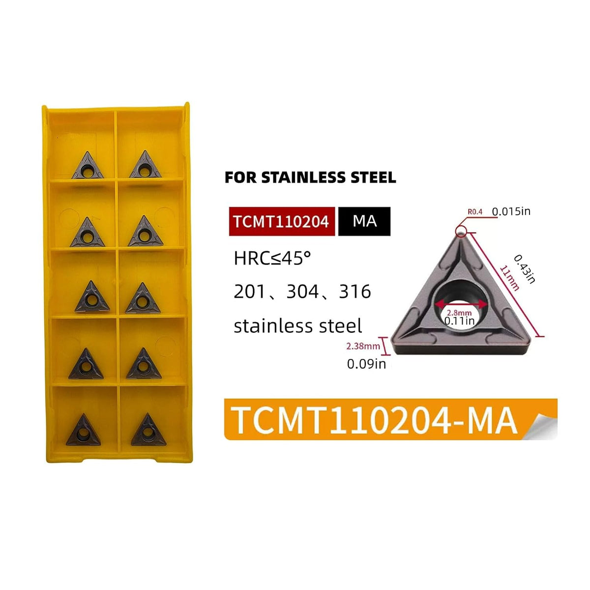 Indexable Carbide Turning Inserts TCMT21.51 DCMT21.51 CCMT21.51 for Boring