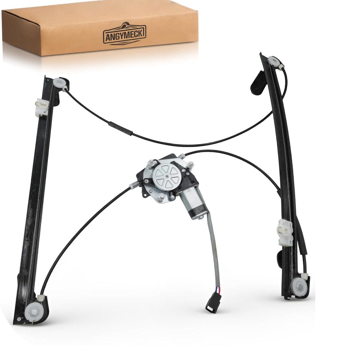 AngyMeck Front Left Power Window Regulator Motor For Chrysler Dodge 01-03