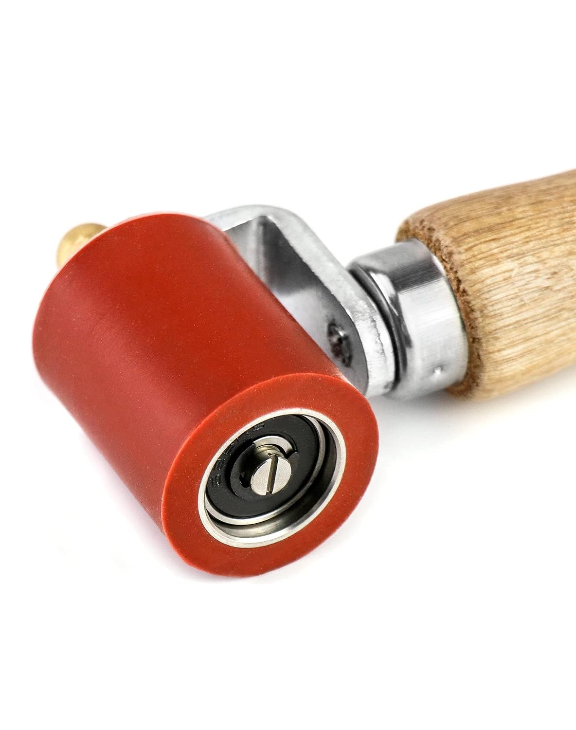 Silicone Seam Roller, High Temperature Resistant Silicon Seam Hand Pressure Roller Welding Tool, 40mm, Red