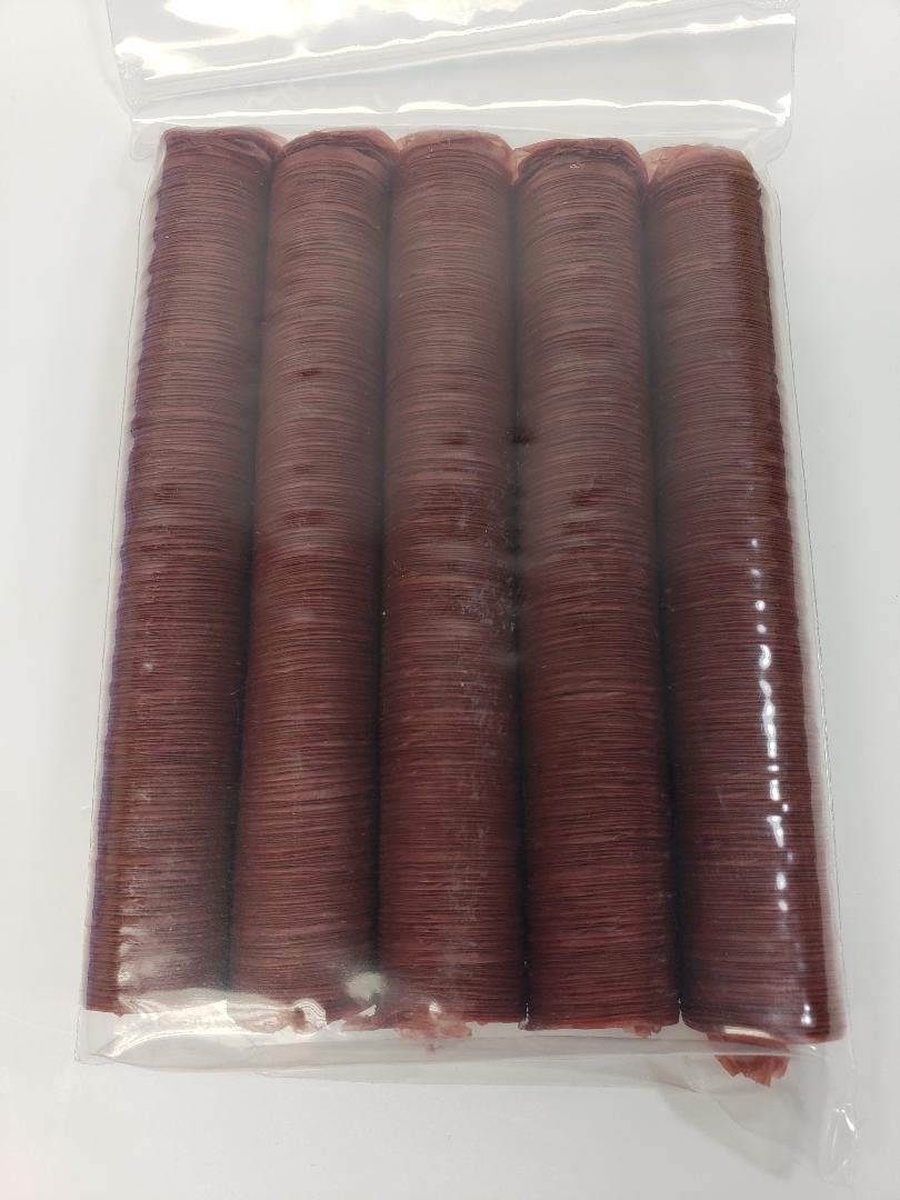 19 mm SLIM snack stick casings for homemade snack sticks. Beef Collagen. 5 strands per pack