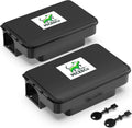 Rat Bait Stations 2 Pack, Lockable Rodent Traps, Indoor & Outdoor | 2.3 in Entry Hole, Fits Mice and Rats, Lockable