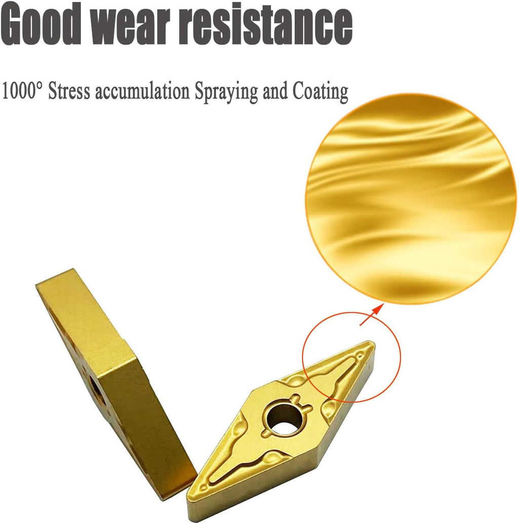 GBJ VNMG160404 Carbide Inserts Wear Resistant For MVJNR MVVNN Holder