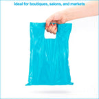 Teal Blue Plastic Merchandise Bags (9x12) - Pack of 1,000
