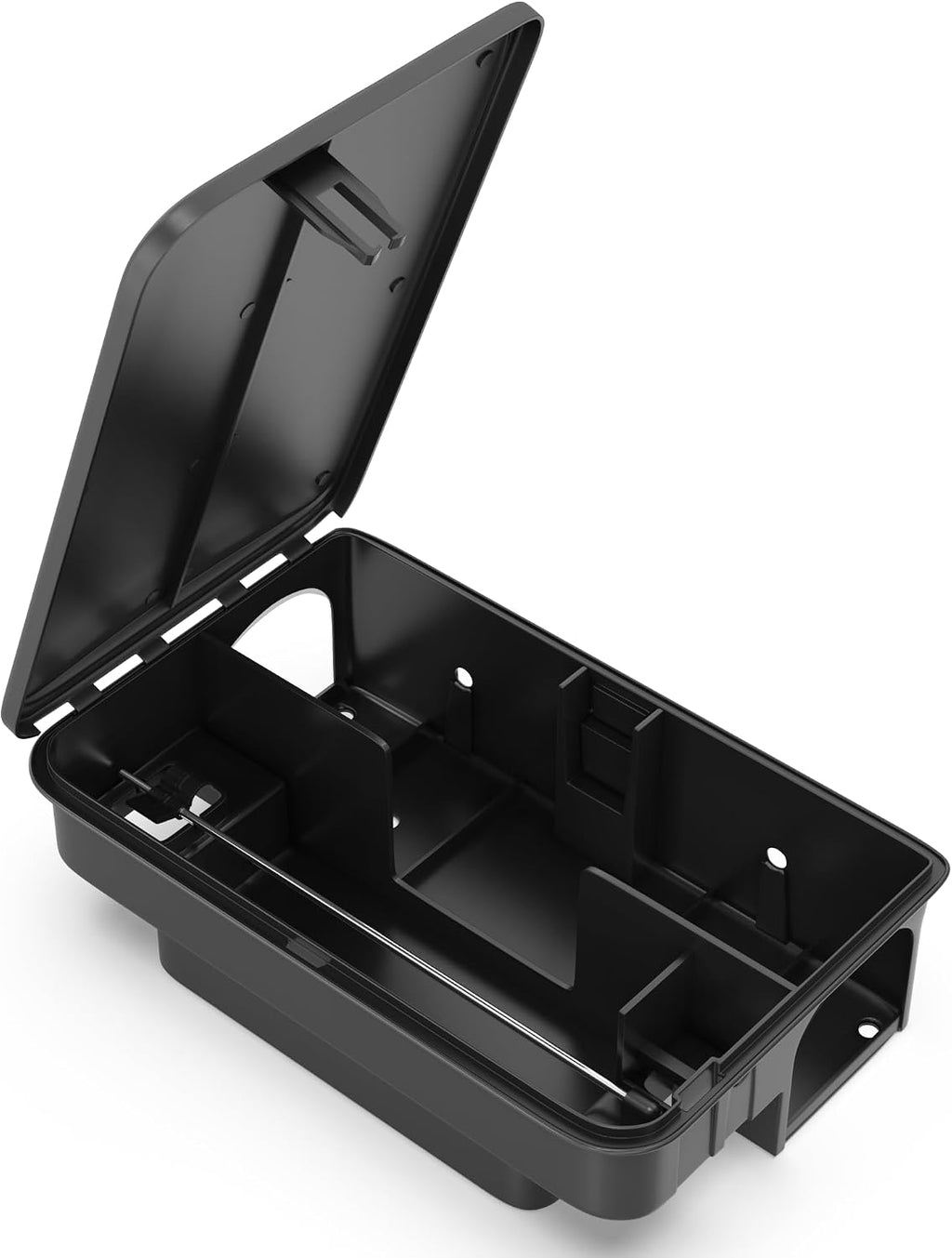 Rat Bait Stations 2 Pack, Lockable Rodent Traps, Indoor & Outdoor | 2.3 in Entry Hole, Fits Mice and Rats, Lockable