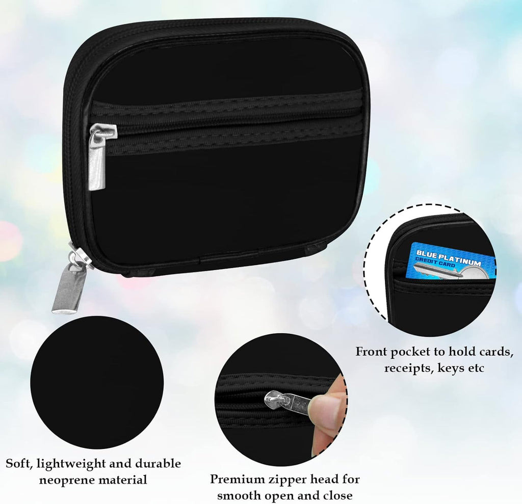 Weekly Travel Pill Organizer Pill Case for Purse with Removable 7 Day Pill Box, Fashionable Travel Medicine Organizer
