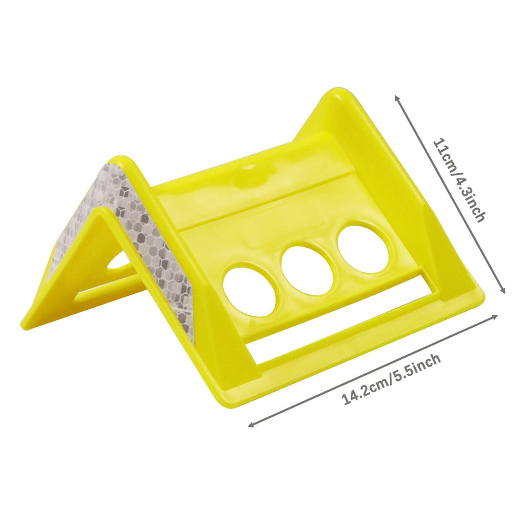 24Pack Flatbed Strap Protector Corner Edge Protector Plastic Yellow for Cargo Loads Box Truck Equipment Webbing to