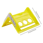 24Pack Flatbed Strap Protector Corner Edge Protector Plastic Yellow for Cargo Loads Box Truck Equipment Webbing to