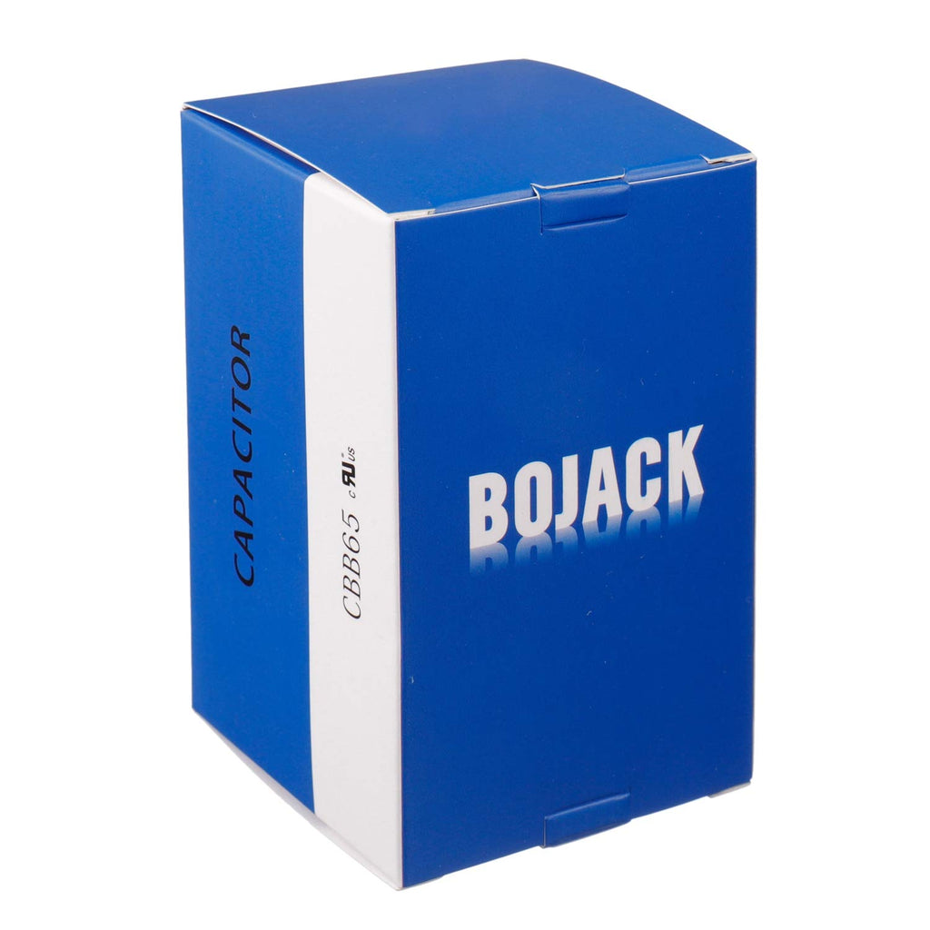 BOJACK 50 uF ±5% 50 MFD 370/450 V CBB65 Round Run Start Capacitor for AC Motor Run or Fan Start and Cool or Heat Pump Air Conditione