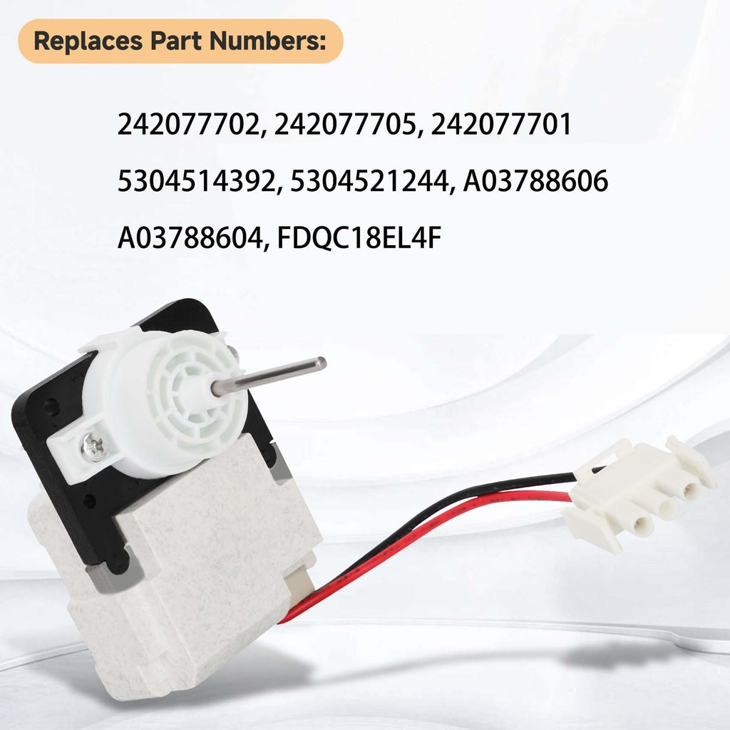 242077705, 242077702, FDQC18EL4F Evaporator Fan Motor
