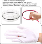 uxcell 5pcs 140x133.8x3.1mm Nitrile Rubber O-Rings Metric Sealing Gasket