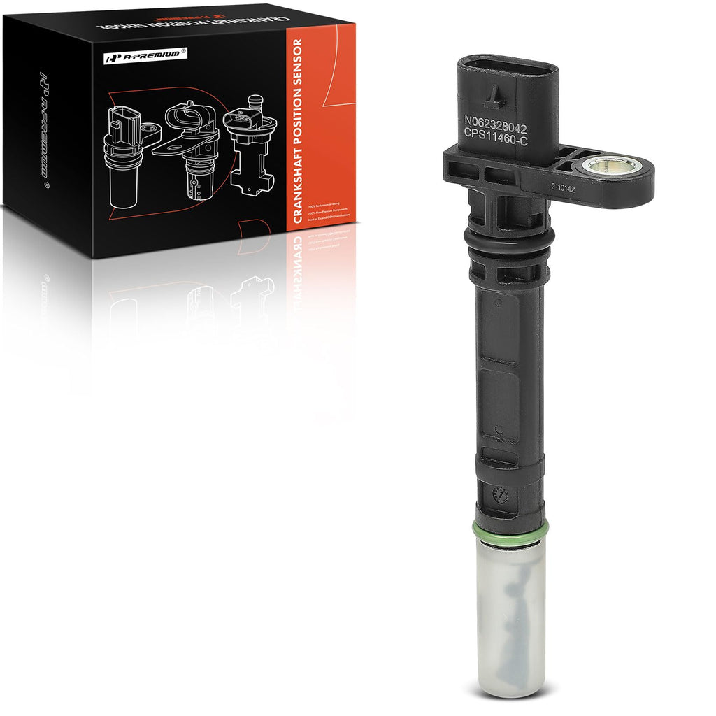 A-Premium Engine Crankshaft Position Sensor, Compatible with Audi & Porsche