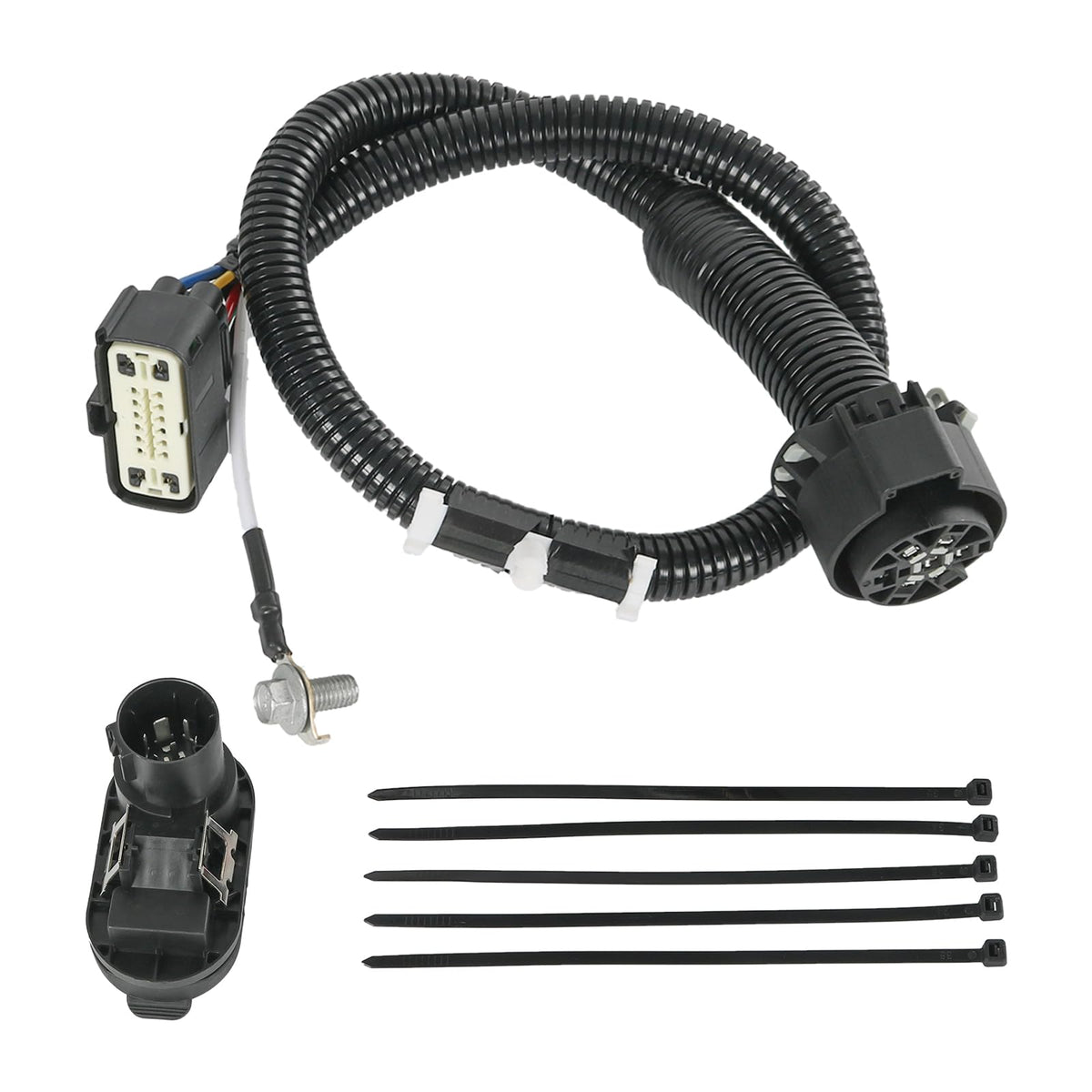 Trailer Hitch Tow Wiring Connector Harness Kit Compatible with Ford F-150