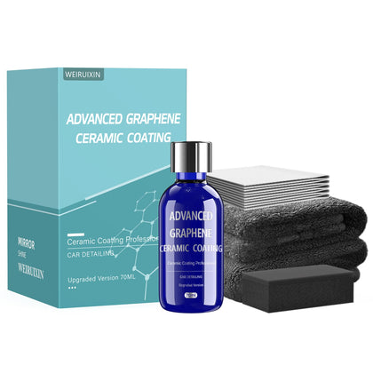 Advanced Graphene Ceramic Coating for Cars(70ML),12H Graphene Coating for Auto Car Detailing,10+ Years of Long