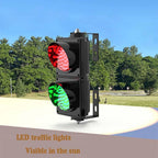 Traffic Light,4 Inch Stop and Go Light,Red/Green Dock Lights