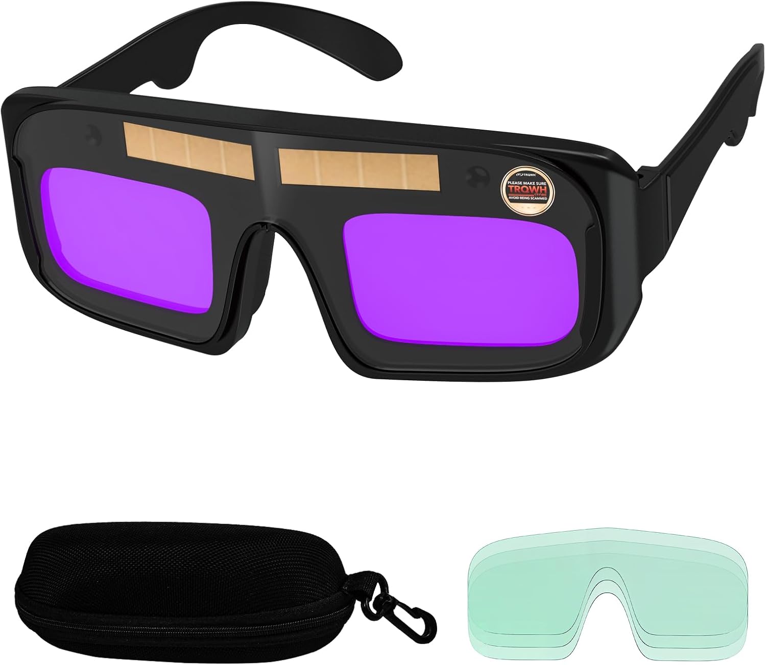 Welding Glasses Auto Darkening Safety Goggles Solar True Color Welder Glasses Eyes Protective PC Lens Welder Mask