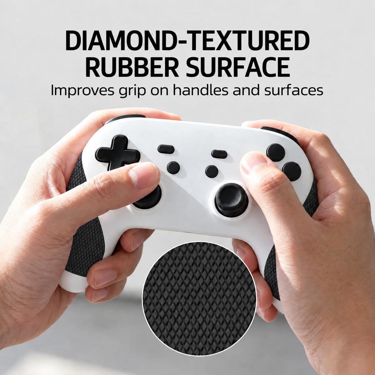4 Inch x 26 FT Black Rubber Grip Tape