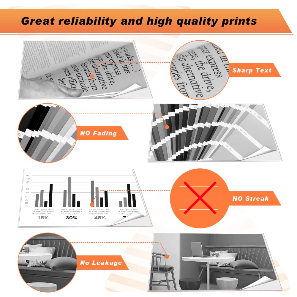 CF226X Compatible for HP 26X Toner Cartridge 2-Pack High Yield Black