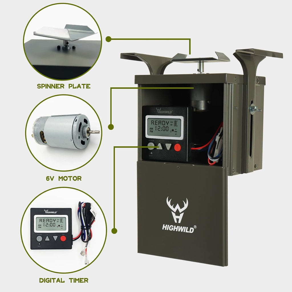 6-Volt Deer Feeder Digital Power Control Unit Multi-Set - 2 Pack