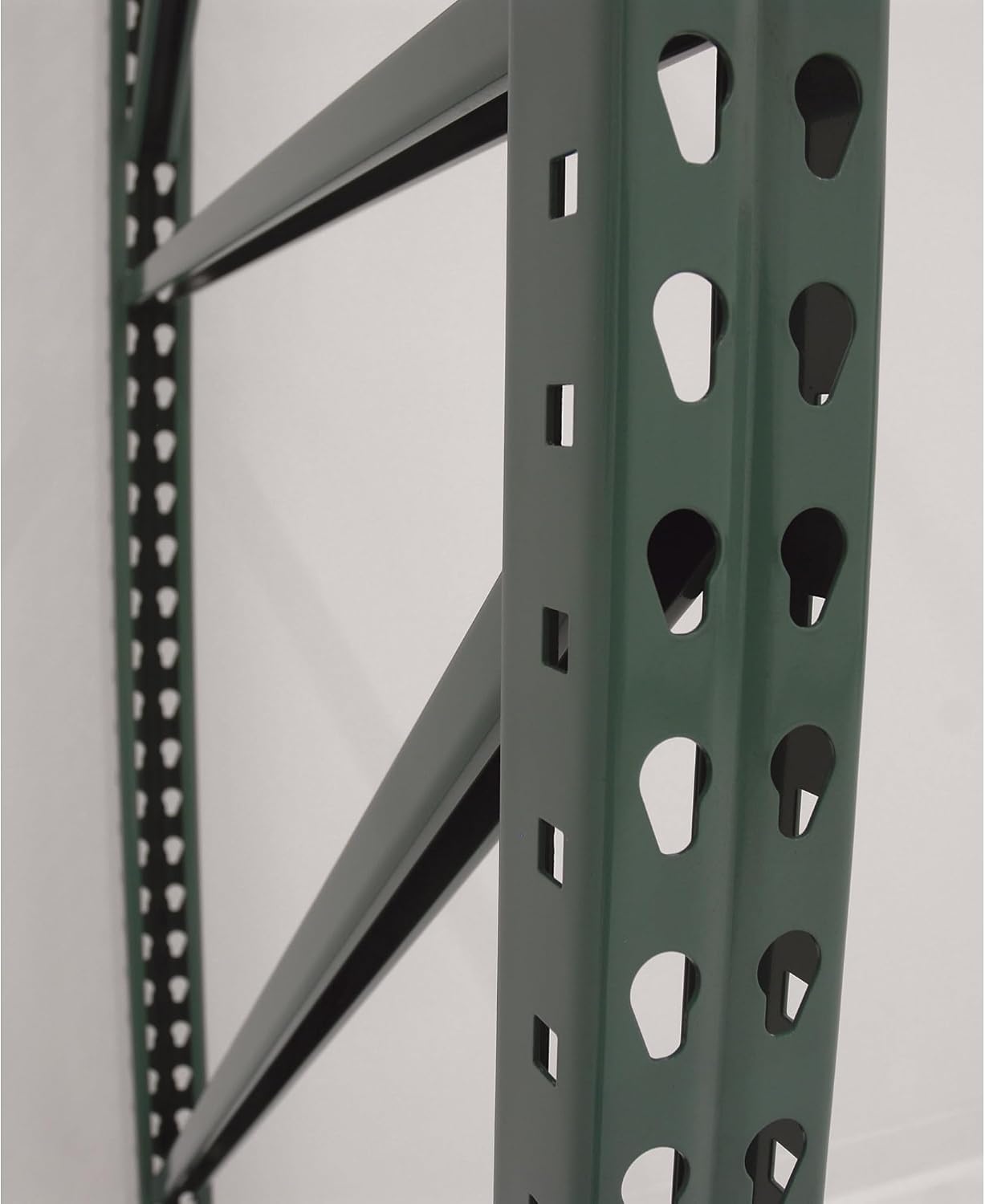 AK Industrial Teardrop Pallet Rack Frame - 42in.D x 168in.H, Model Number AK-UFI-120-42